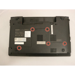 Снятие задней панели Lenovo B575-1450